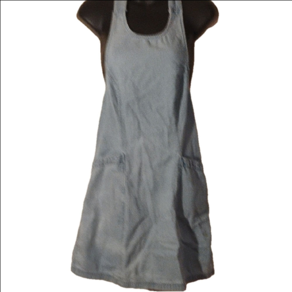 American Eagle Halter  Blue Denim Dress. Size Small. Great For Spring!